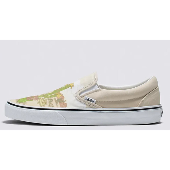 Vans Classic Slip On Desert Vibes Shoe Oatmeal/True White Men\'s Shoes Size 9 NEW main image 4